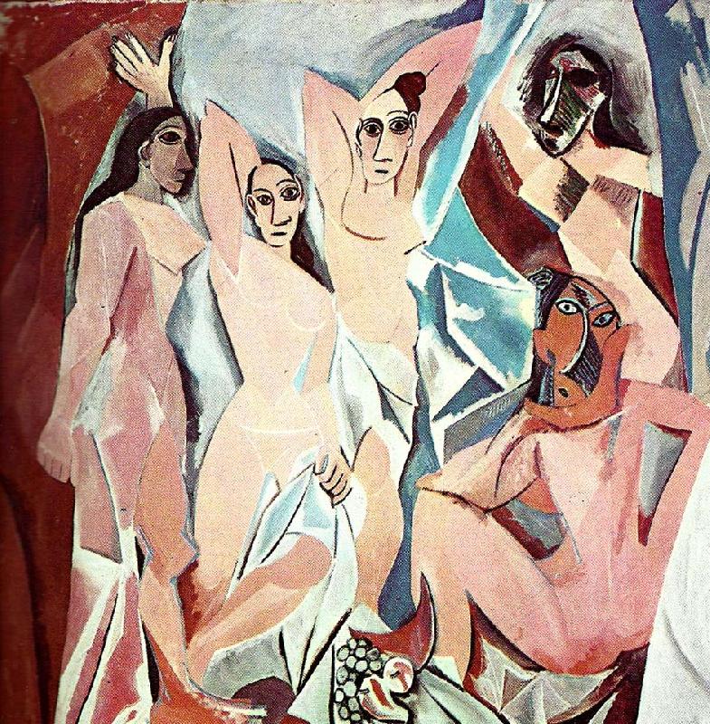 pablo picasso les demoiselles d, a vignon